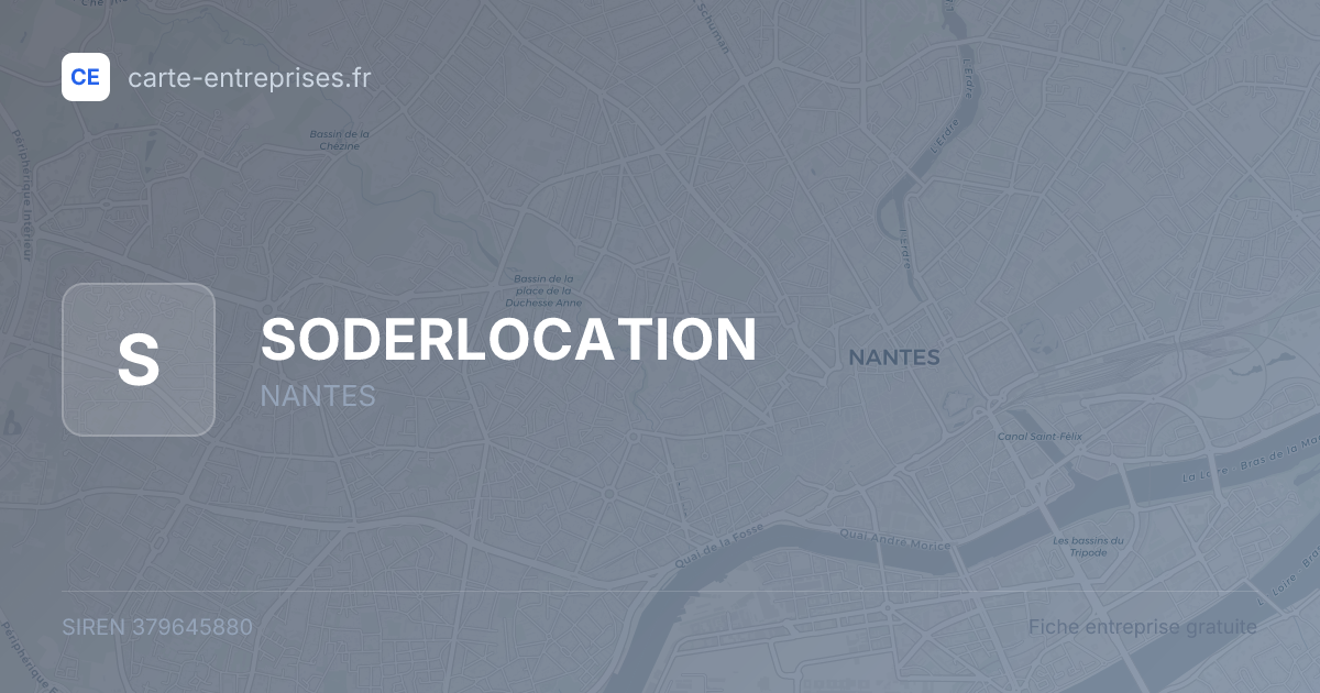 SODERLOCATION — 379645880 — fiche entreprise