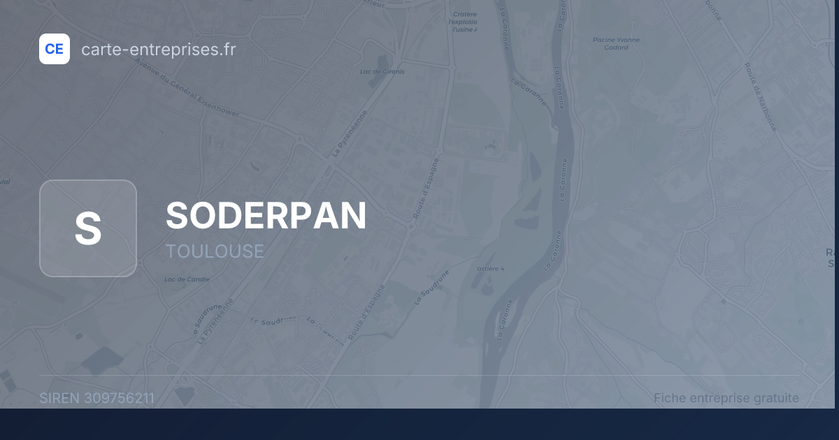 SODERPAN — 309756211 — fiche entreprise