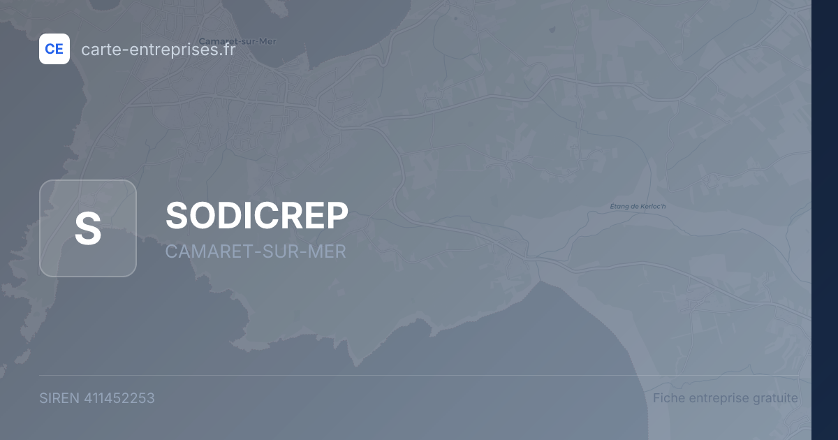 SODICREP — 411452253 — fiche entreprise