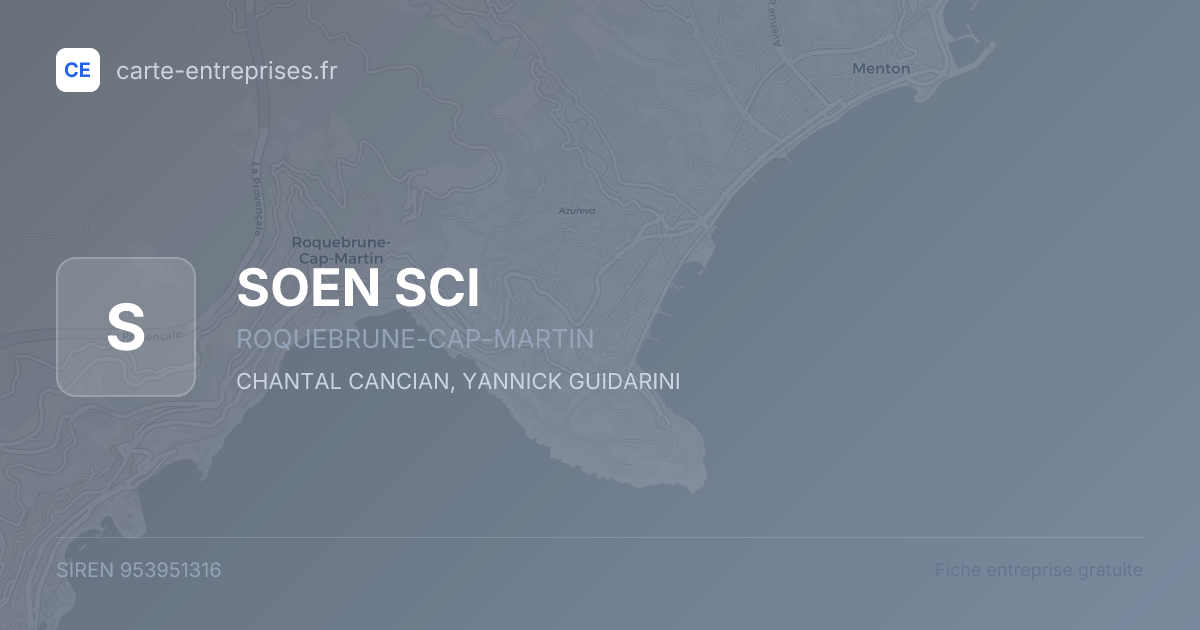 SOEN SCI — 953951316 — fiche entreprise