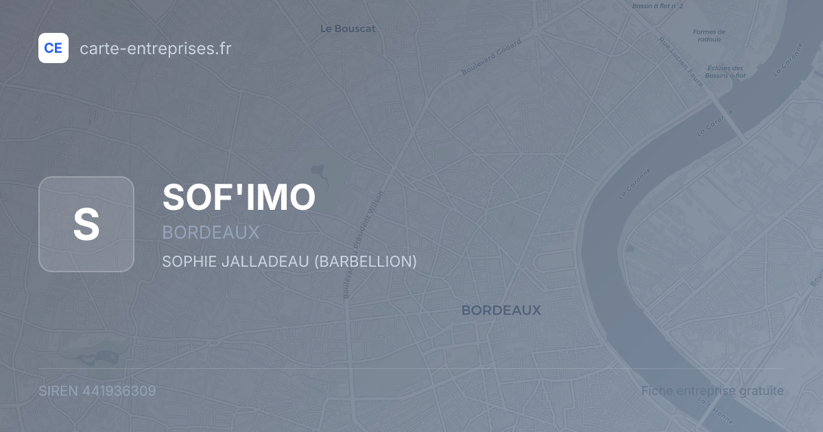 SOF'IMO — 441936309 — fiche entreprise