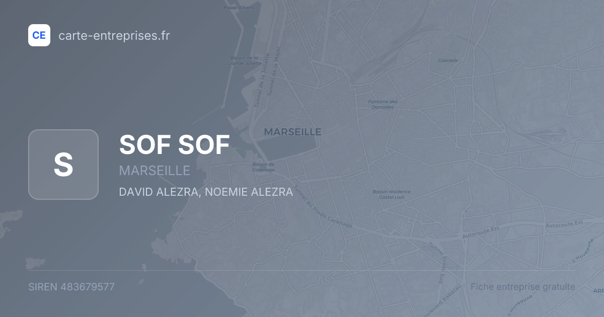 SOF SOF — 483679577 — fiche entreprise