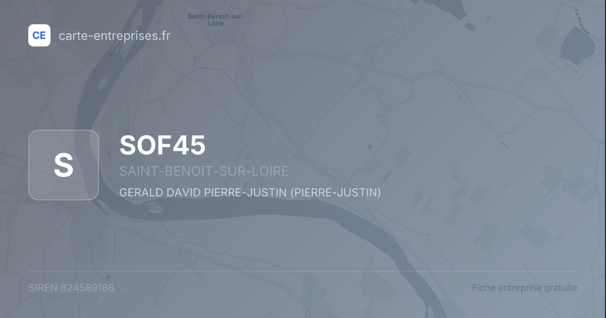 SOF45 — 824589188 — fiche entreprise