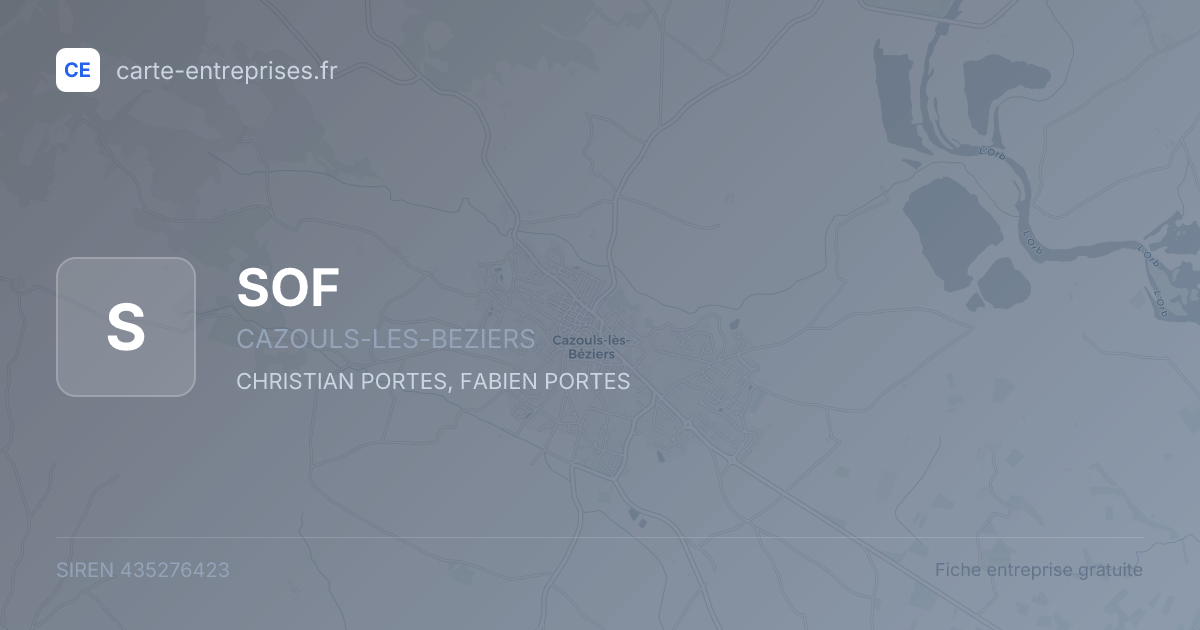 SOF — 435276423 — fiche entreprise