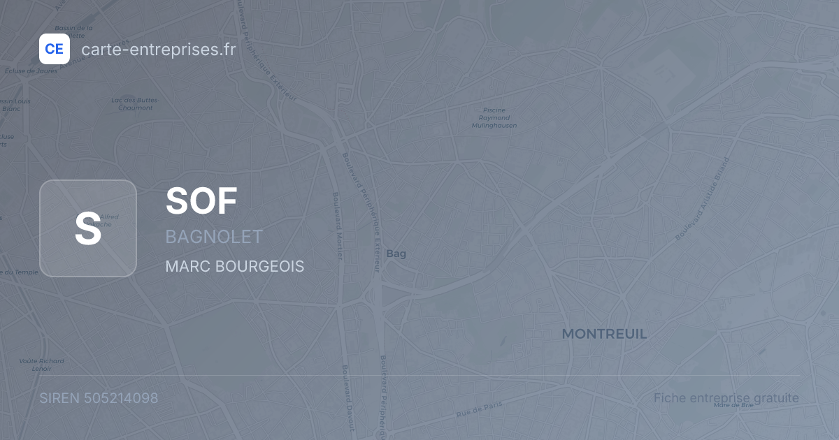 SOF — 505214098 — fiche entreprise