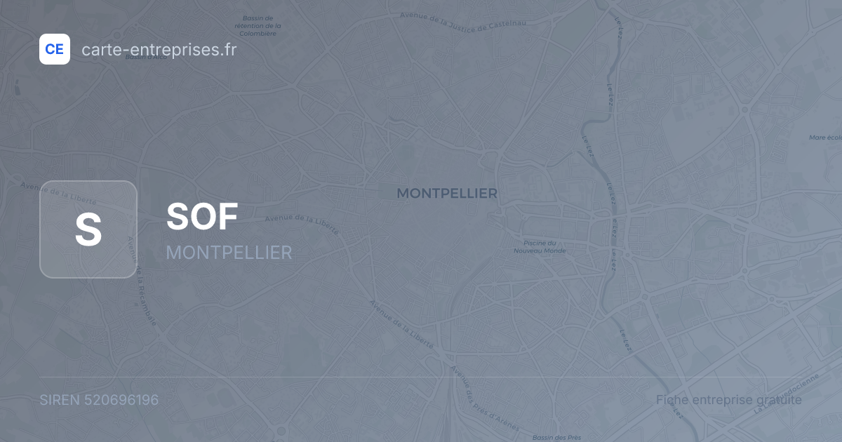SOF — 520696196 — fiche entreprise