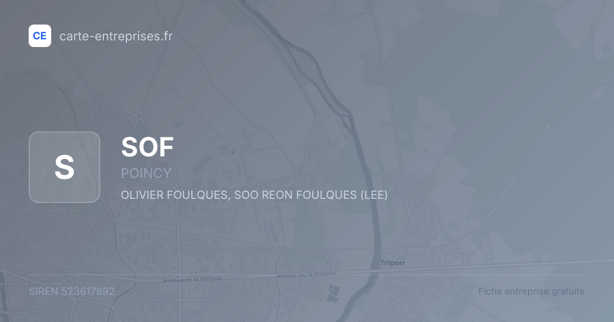 SOF — 523617892 — fiche entreprise