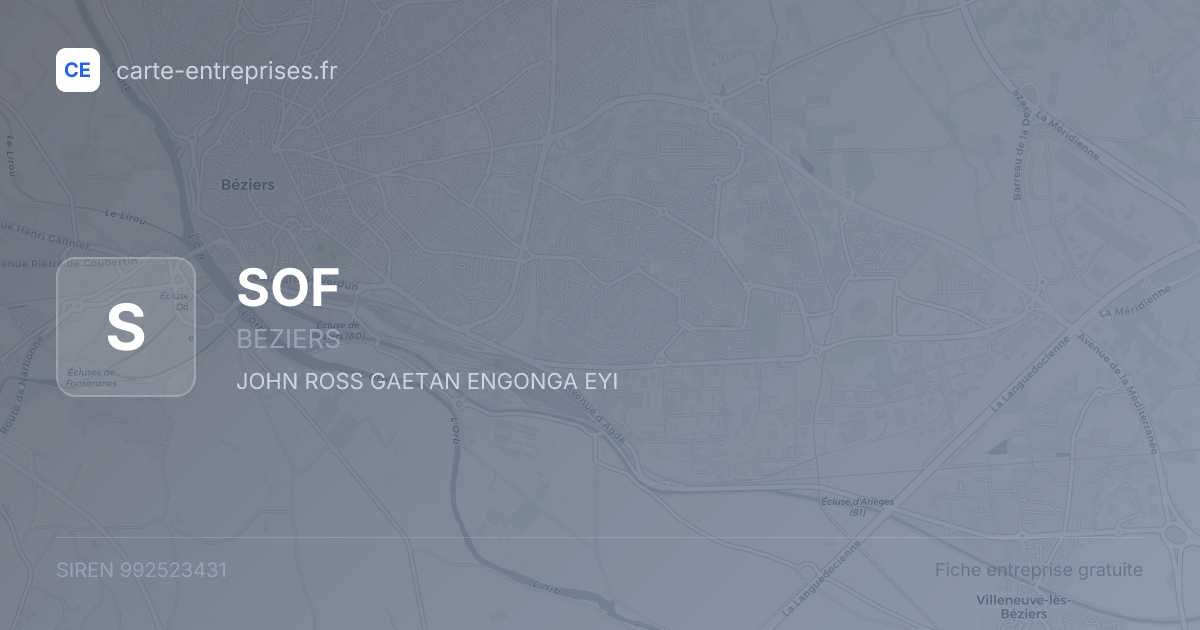 SOF — 992523431 — fiche entreprise