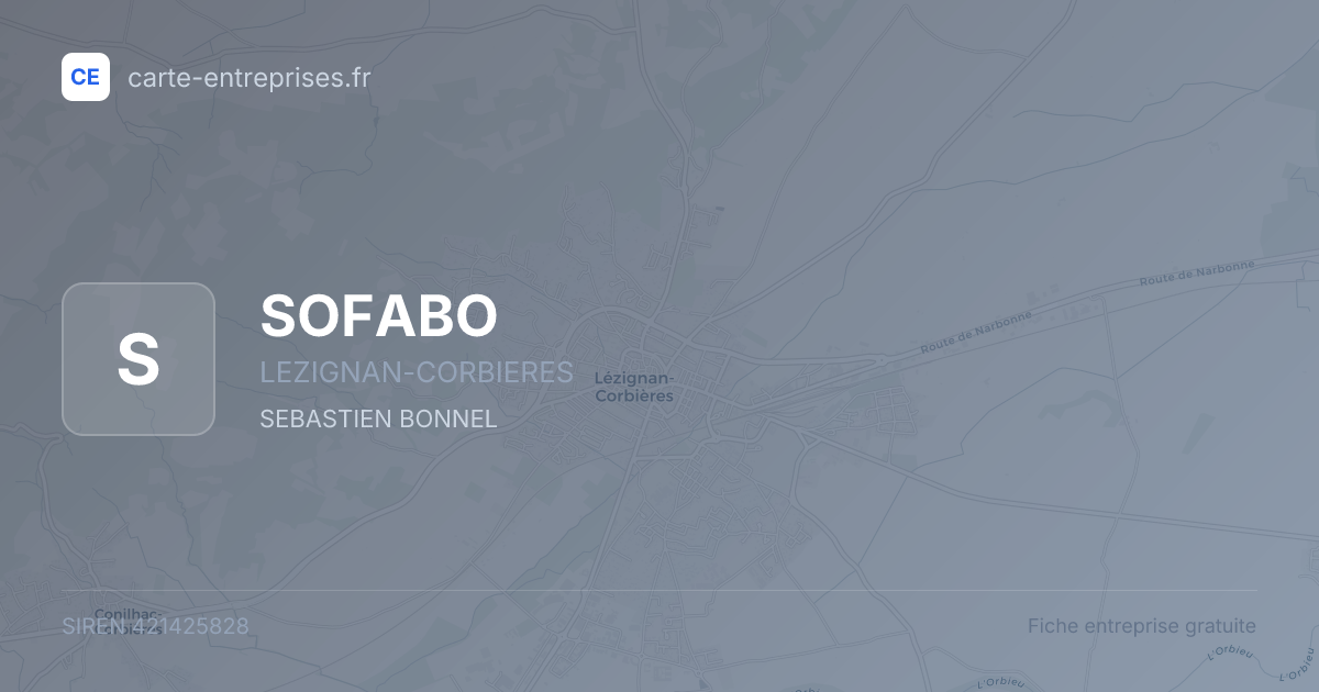 SOFABO — 421425828 — fiche entreprise