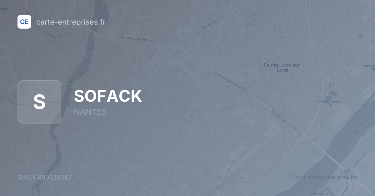 SOFACK — 490229267 — fiche entreprise