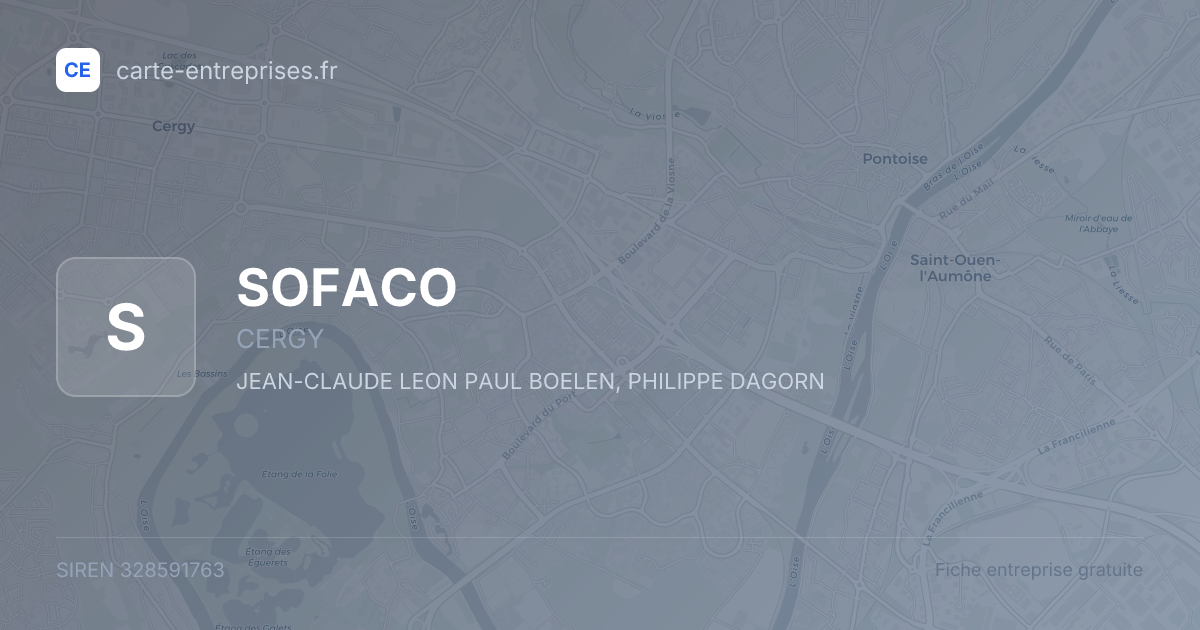 SOFACO — 328591763 — fiche entreprise