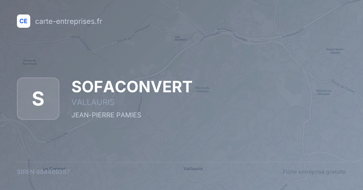 SOFACONVERT — 884489287 — fiche entreprise