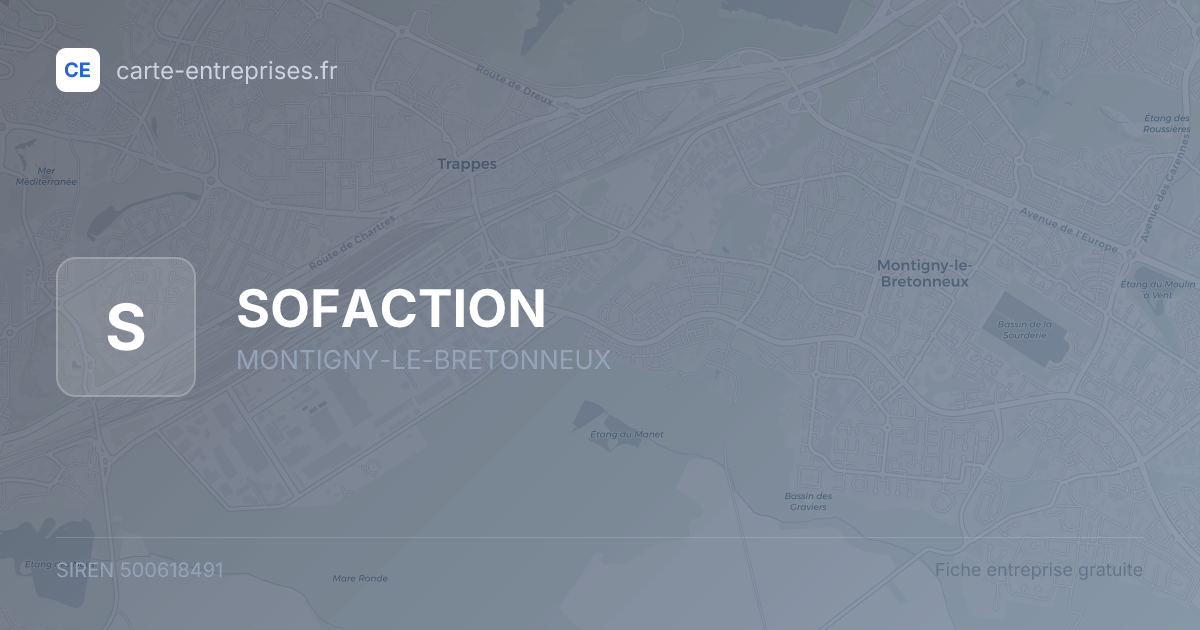 SOFACTION — 500618491 — fiche entreprise