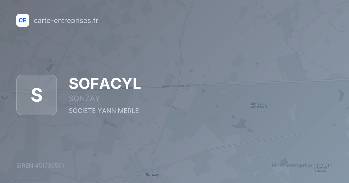 SOFACYL — 451735591 — fiche entreprise