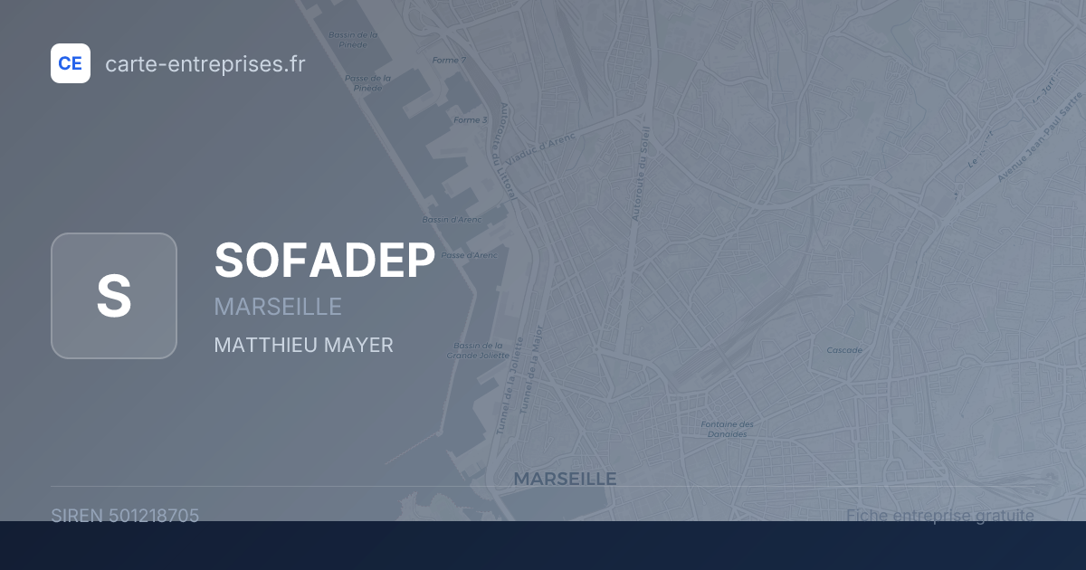 SOFADEP — 501218705 — fiche entreprise