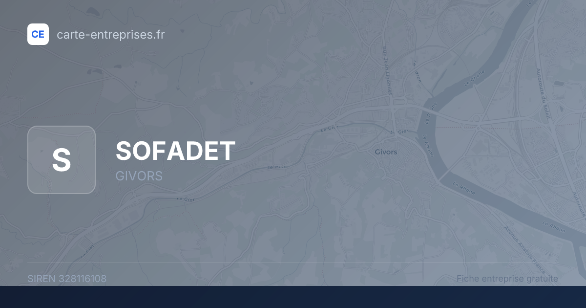 SOFADET — 328116108 — fiche entreprise
