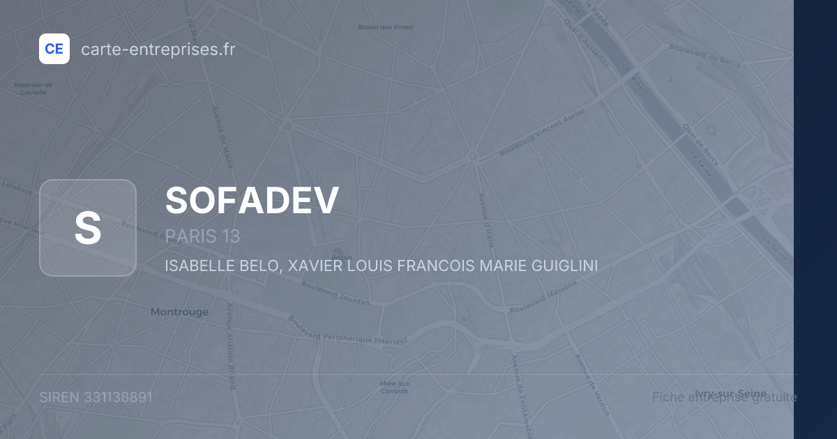 SOFADEV — 331138891 — fiche entreprise