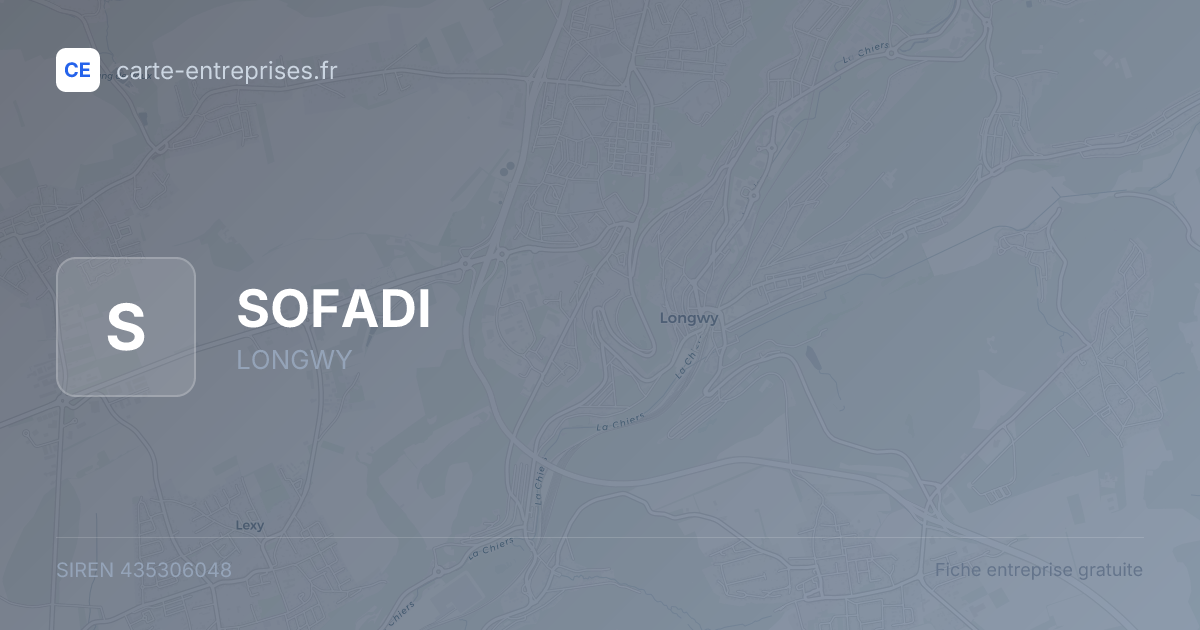 SOFADI — 435306048 — fiche entreprise
