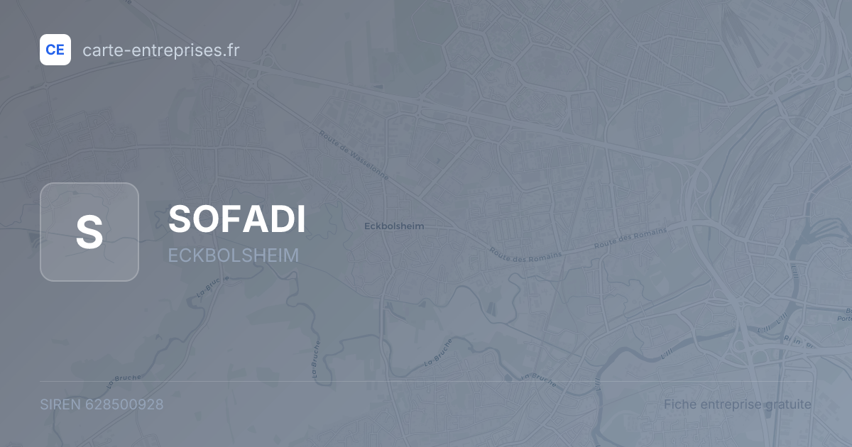 SOFADI — 628500928 — fiche entreprise