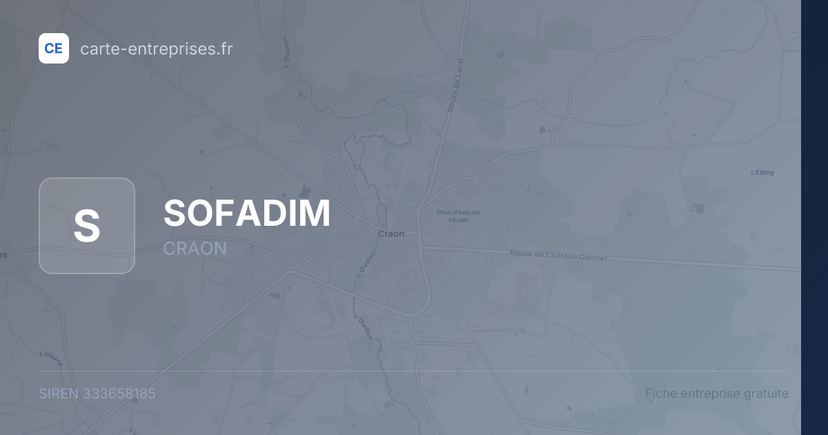 SOFADIM — 333658185 — fiche entreprise