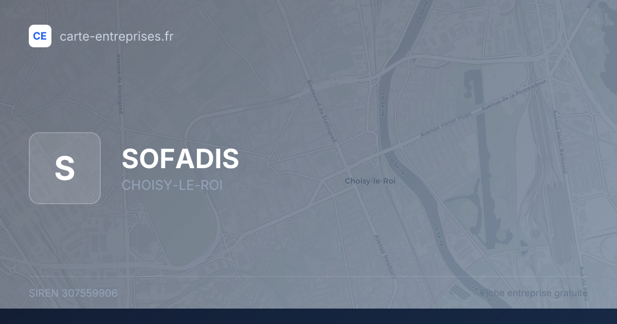 SOFADIS — 307559906 — fiche entreprise