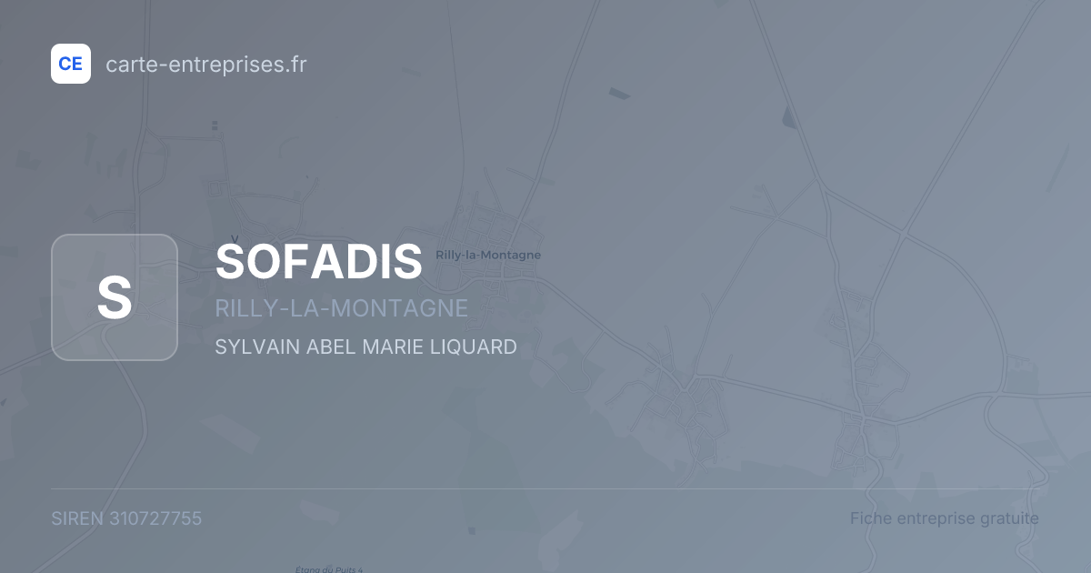 SOFADIS — 310727755 — fiche entreprise