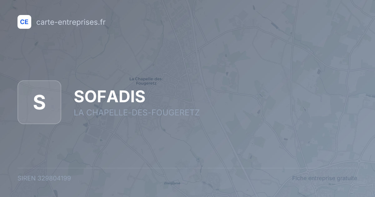 SOFADIS — 329804199 — fiche entreprise