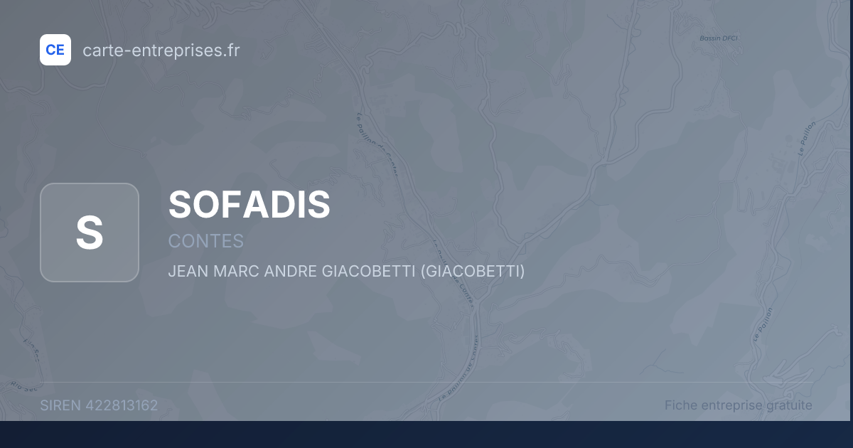 SOFADIS — 422813162 — fiche entreprise