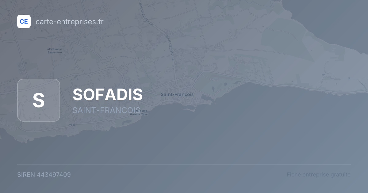 SOFADIS — 443497409 — fiche entreprise