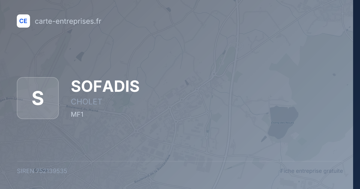 SOFADIS — 752139535 — fiche entreprise