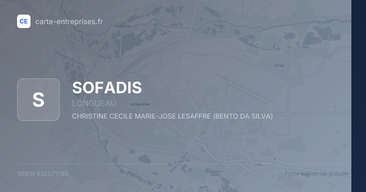 SOFADIS — 832571798 — fiche entreprise