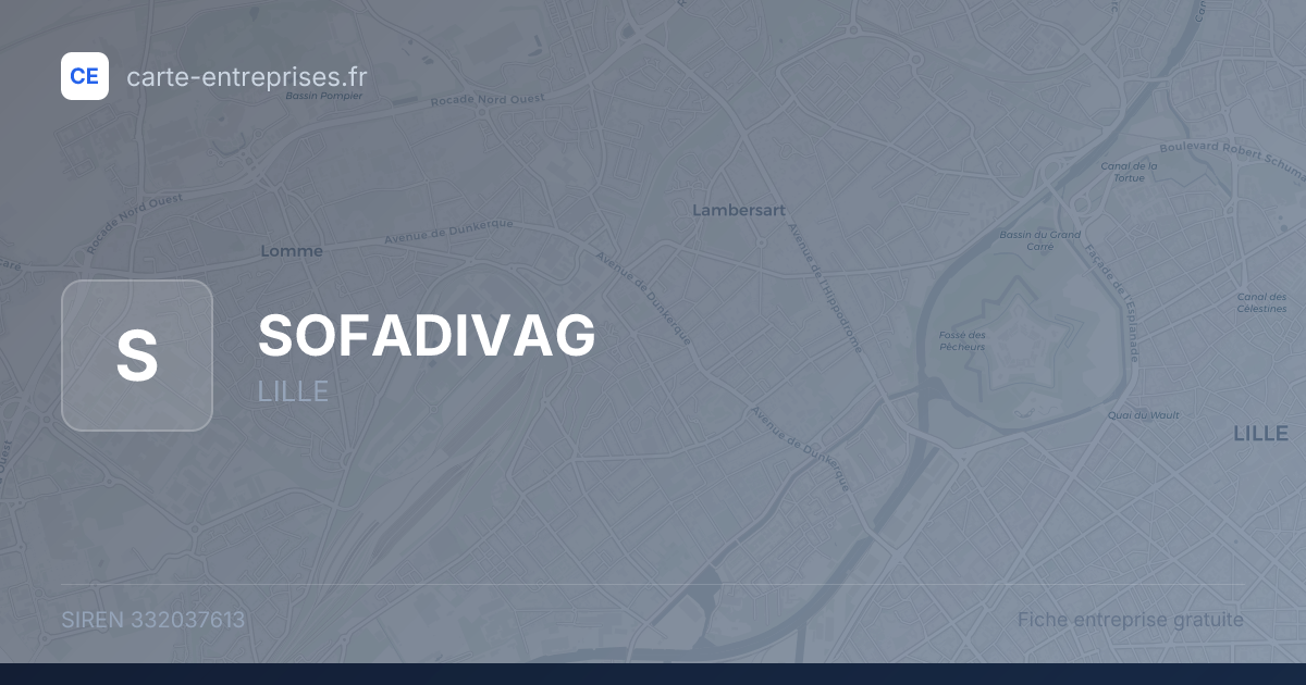 SOFADIVAG — 332037613 — fiche entreprise