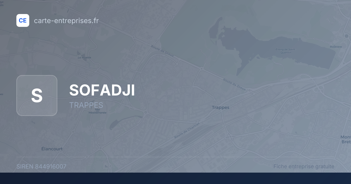 SOFADJI — 844916007 — fiche entreprise