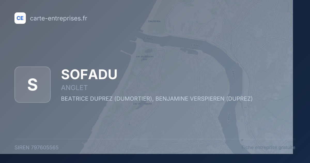 SOFADU — 797605565 — fiche entreprise