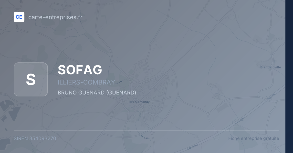 SOFAG — 354093270 — fiche entreprise