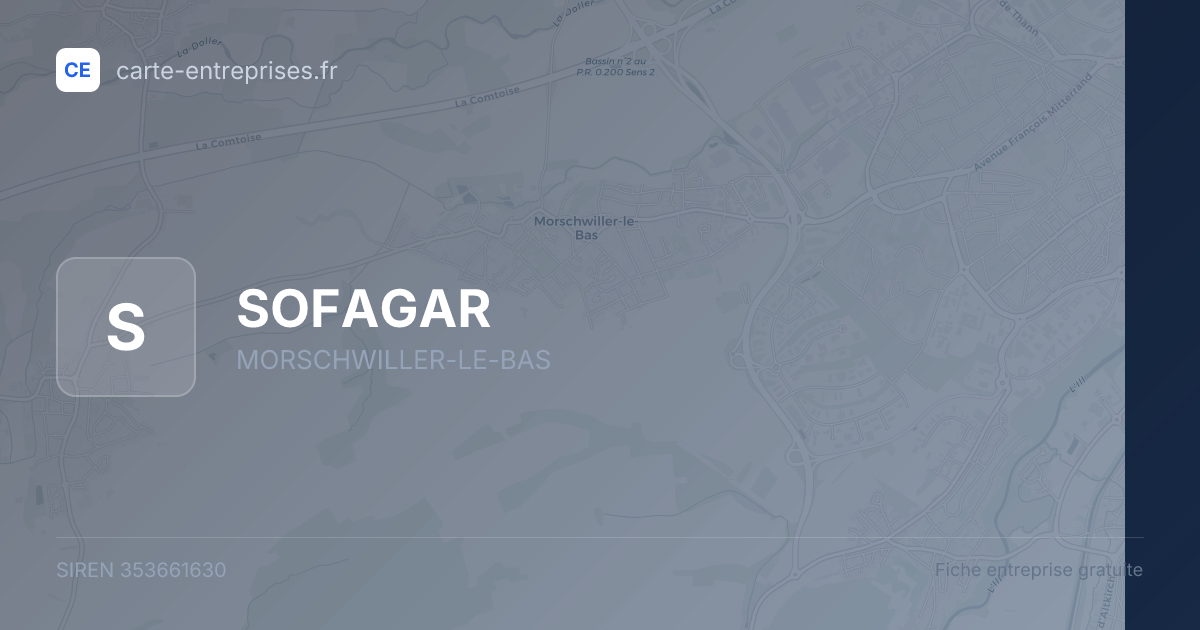 SOFAGAR — 353661630 — fiche entreprise