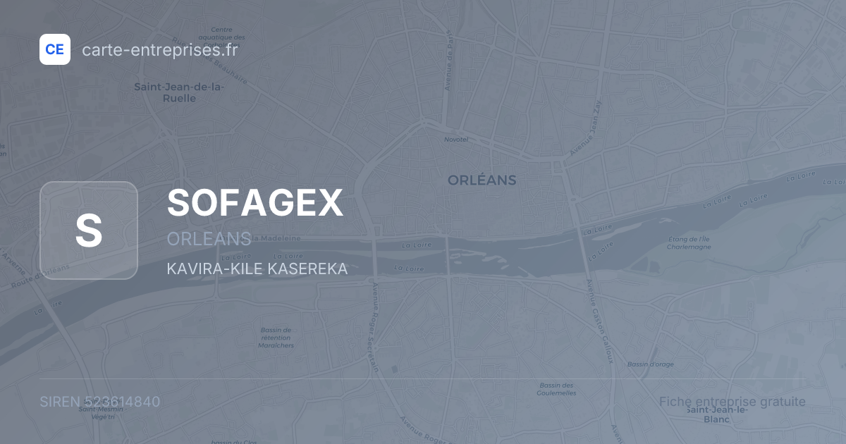 SOFAGEX — 523614840 — fiche entreprise