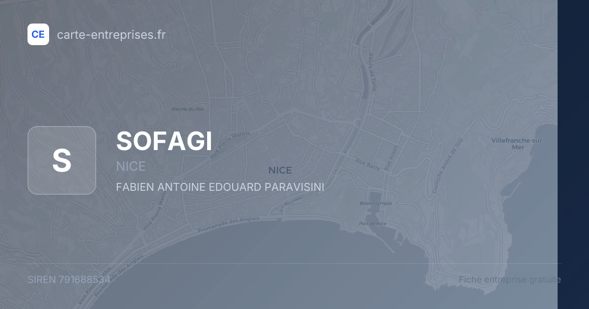 SOFAGI — 791688534 — fiche entreprise