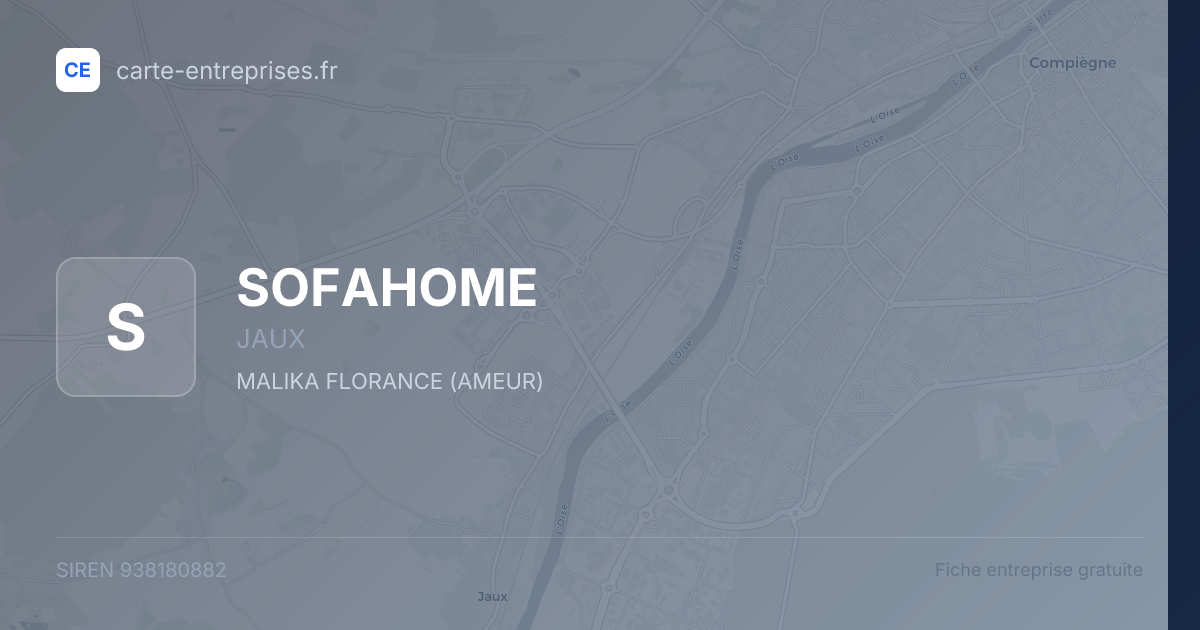 SOFAHOME — 938180882 — fiche entreprise