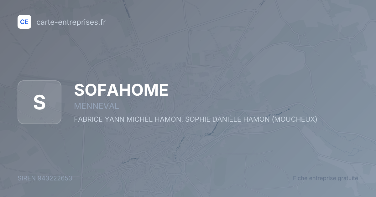 SOFAHOME — 943222653 — fiche entreprise