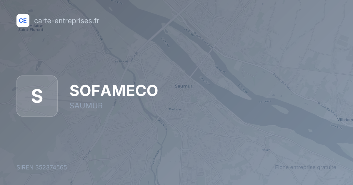 SOFAMECO — 352374565 — fiche entreprise