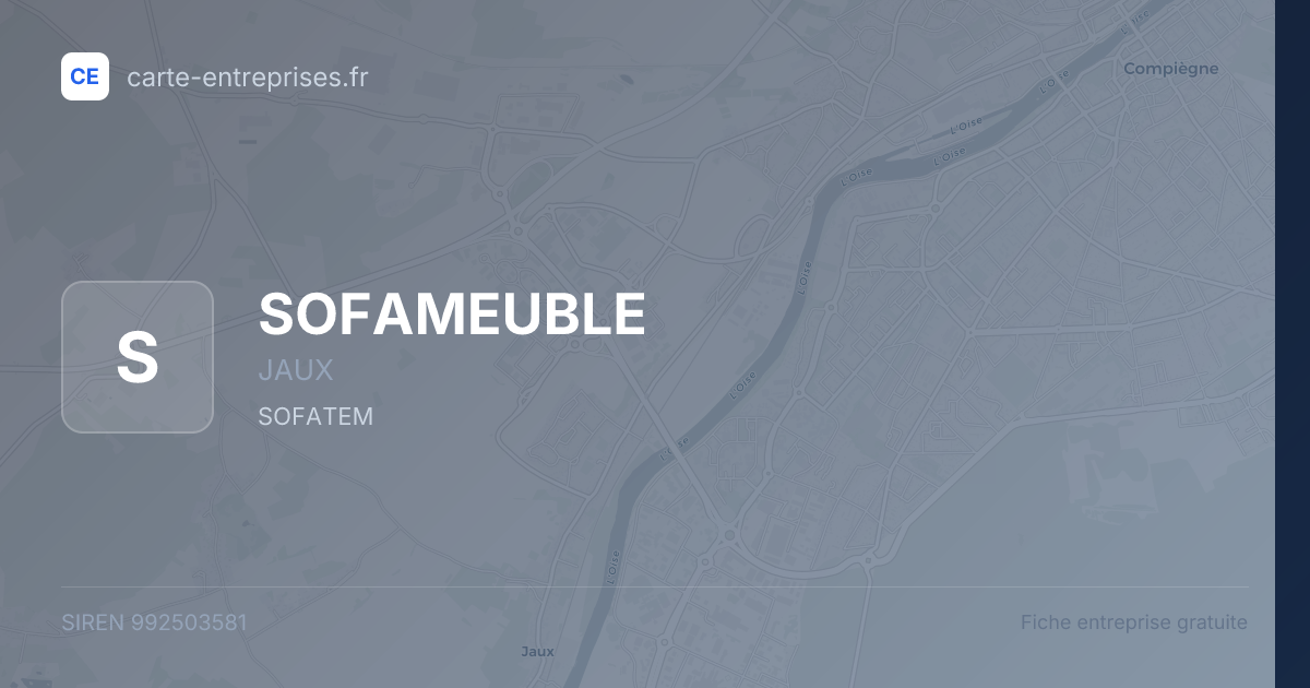 SOFAMEUBLE — 992503581 — fiche entreprise