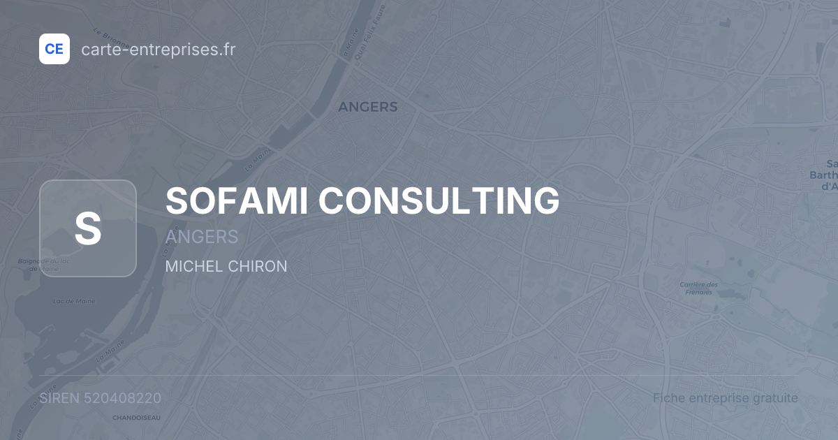 SOFAMI CONSULTING — 520408220 — fiche entreprise