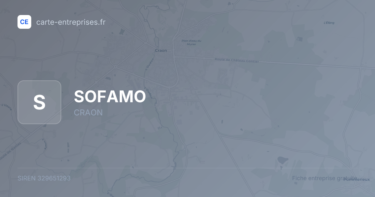 SOFAMO — 329651293 — fiche entreprise