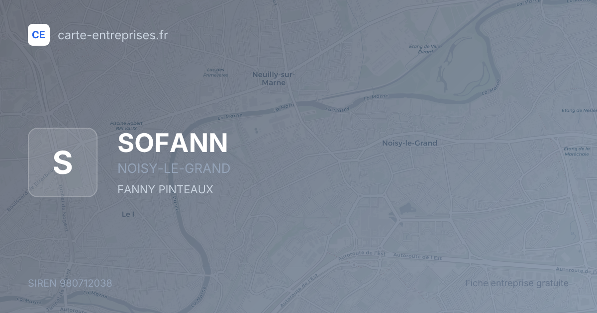 SOFANN — 980712038 — fiche entreprise