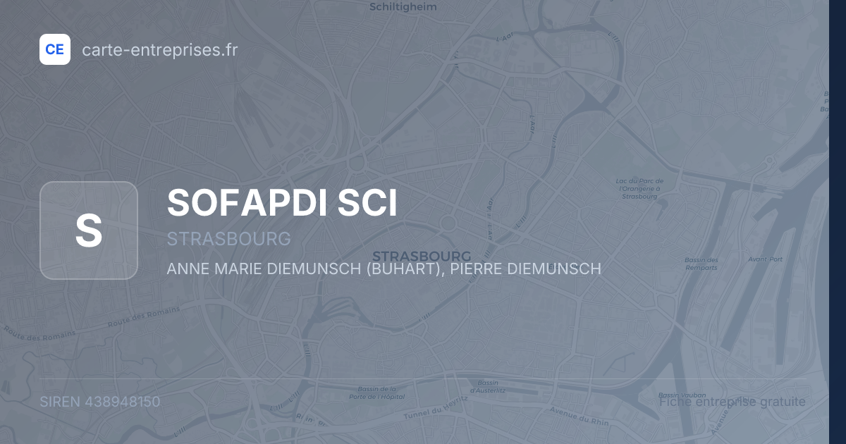SOFAPDI SCI — 438948150 — fiche entreprise