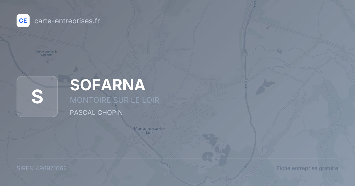 SOFARNA — 498971662 — fiche entreprise