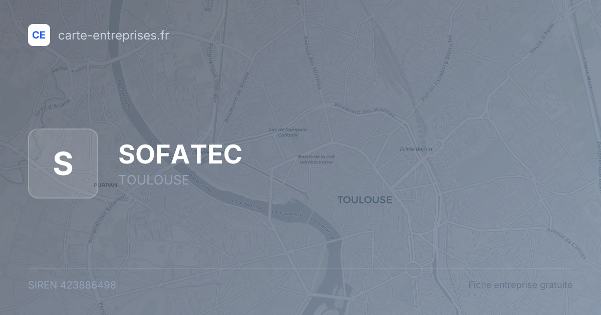 SOFATEC — 423886498 — fiche entreprise