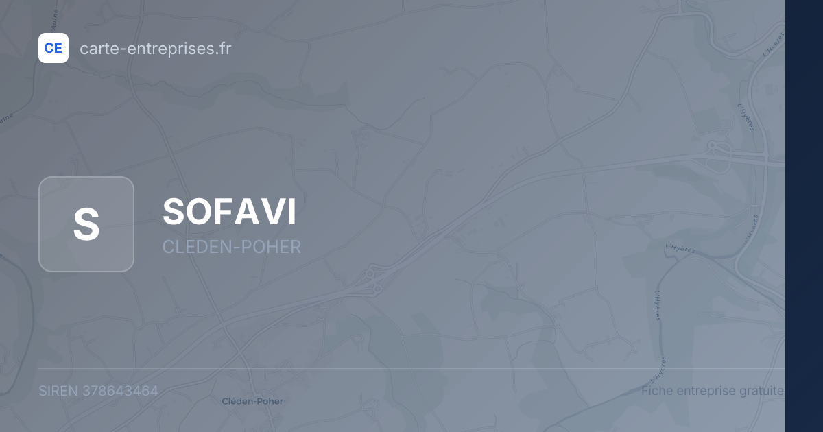 SOFAVI — 378643464 — fiche entreprise