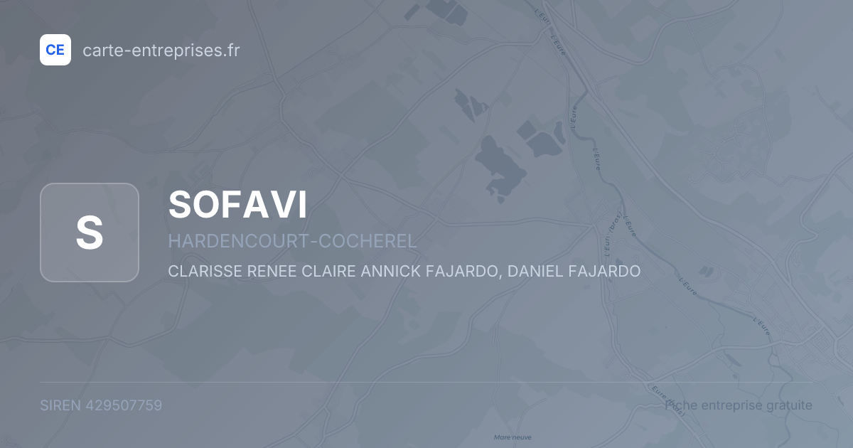 SOFAVI — 429507759 — fiche entreprise